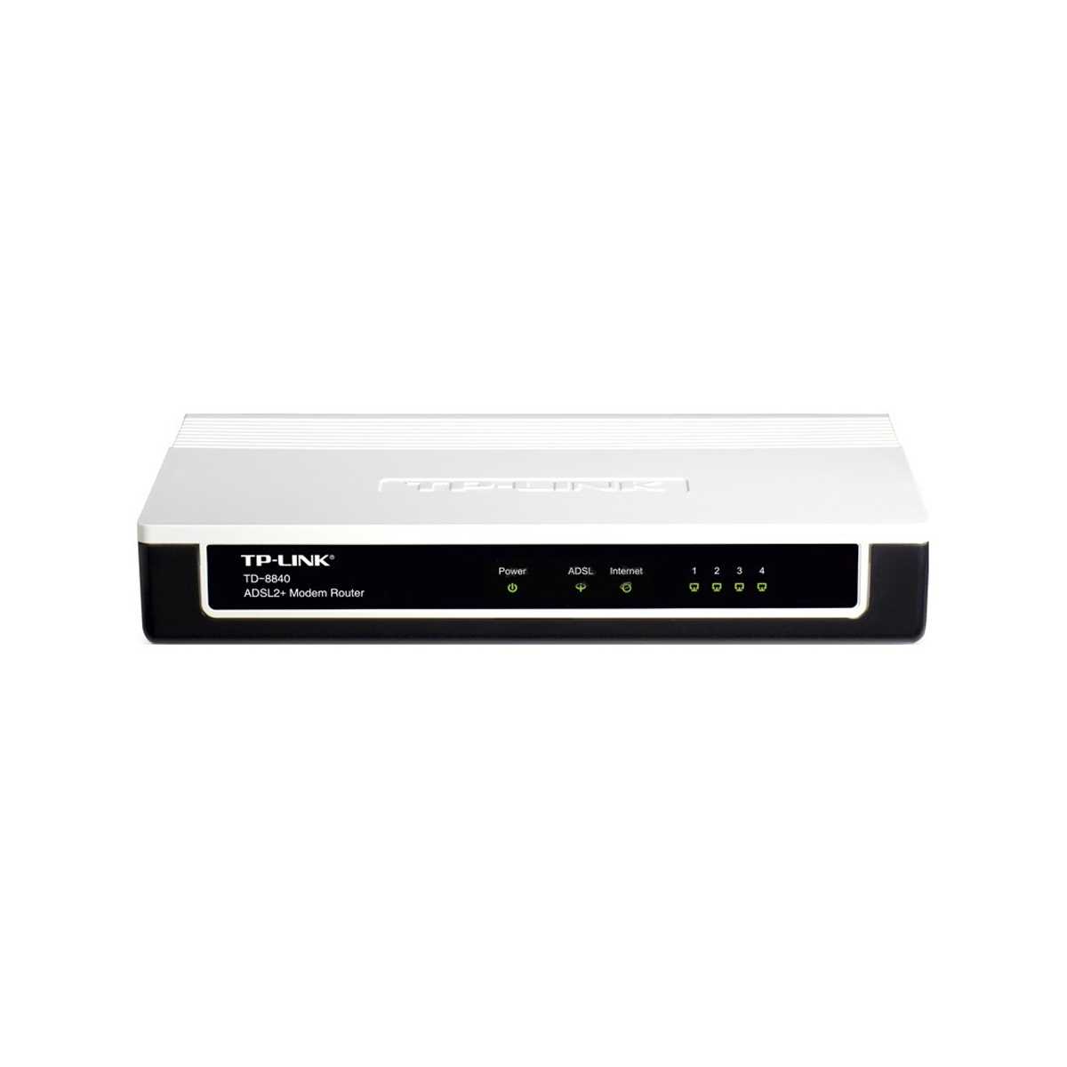 قیمت و مشخصات مودم روتر با‌سیم +ADSL 2 تی پی لینک مدل TD-8840