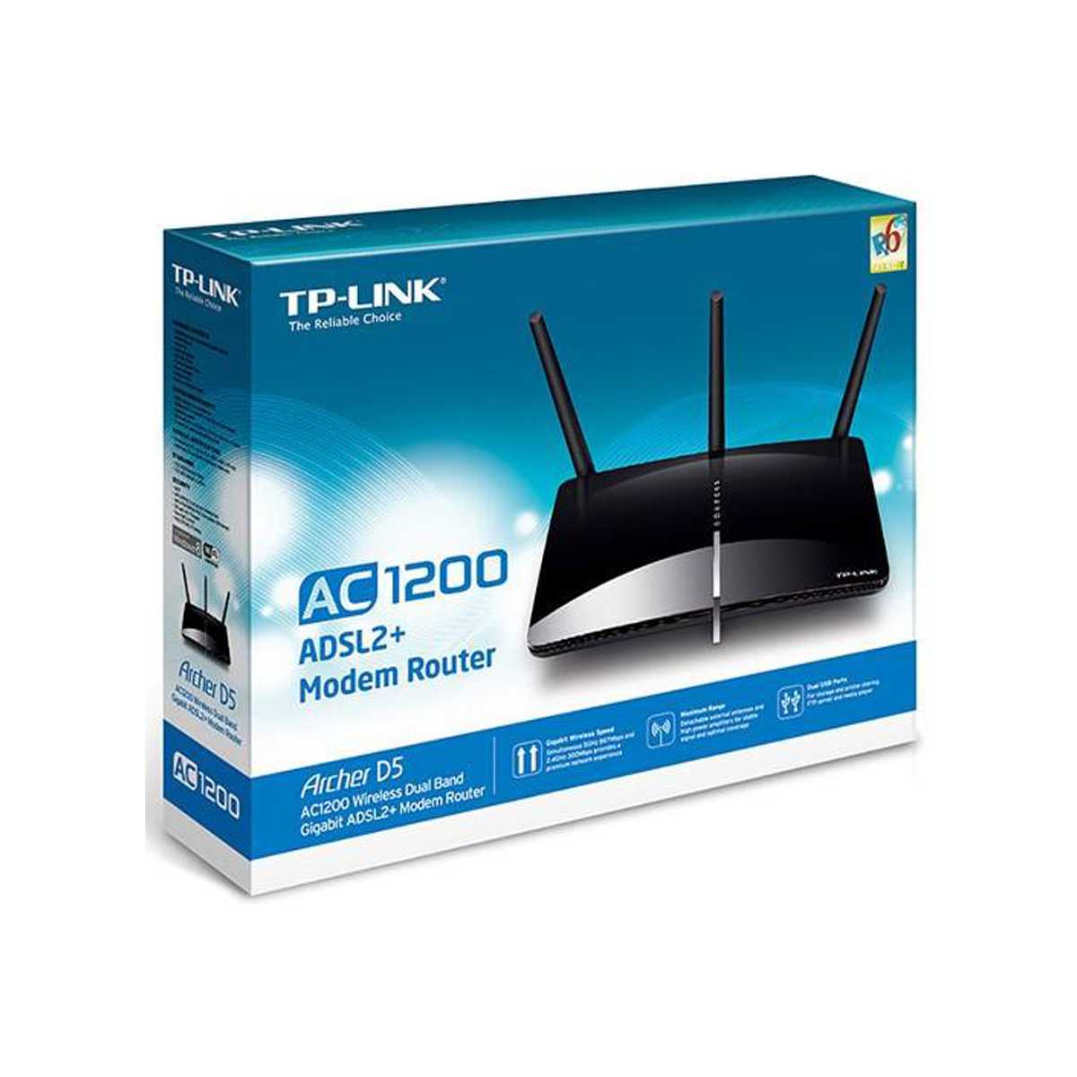 مودم روتر بی‌سیم +ADSL2 تی پی لینک مدل Archer D5-3