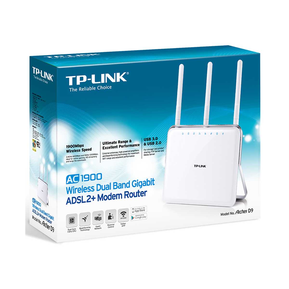 مودم روتر بی‌سیم +ADSL2 تی پی لینک مدل Archer D9-5