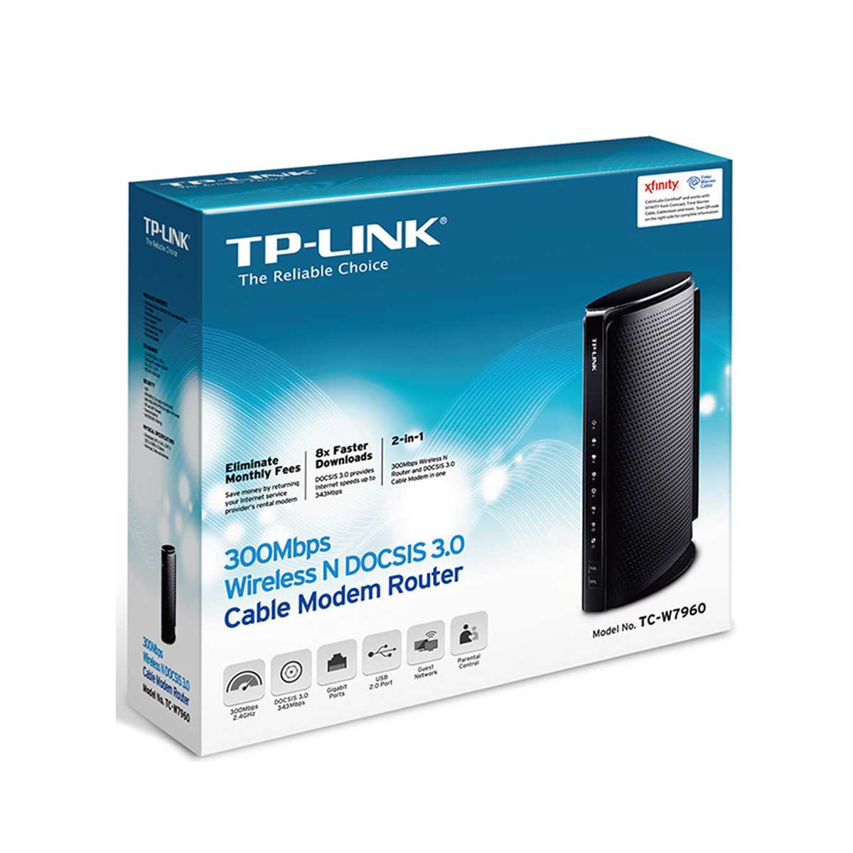 مودم روتر بی‌سیم تی پی لینک مدل TC-W7960-3
