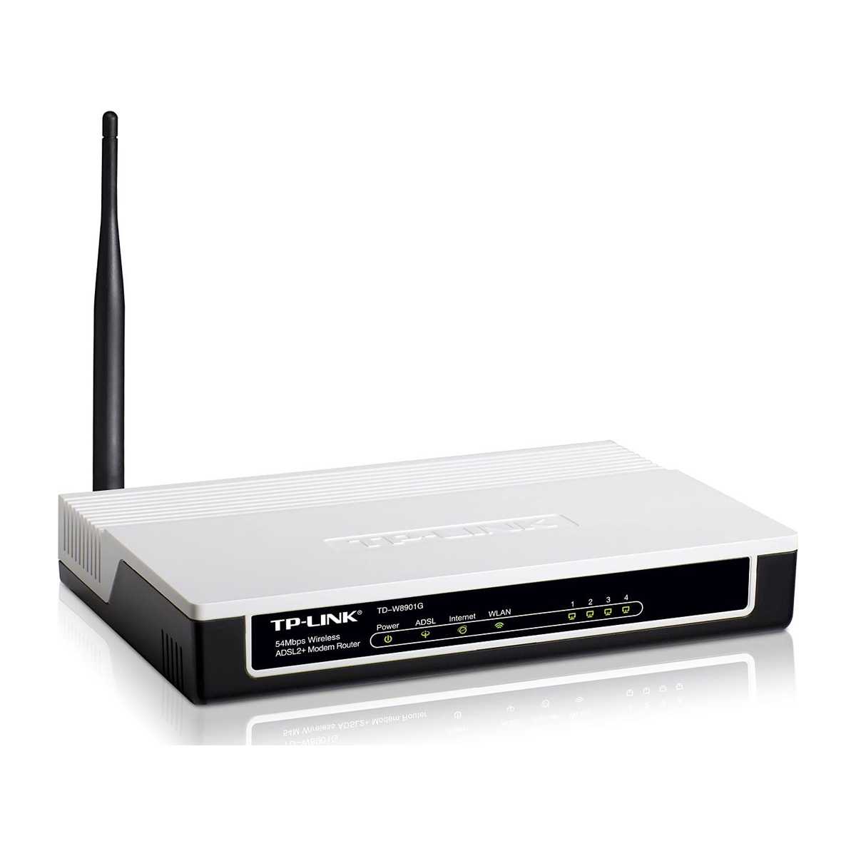 مودم روتر بی‌سیم +ADSL 2 تی پی لینک مدل TD-W8901G-4