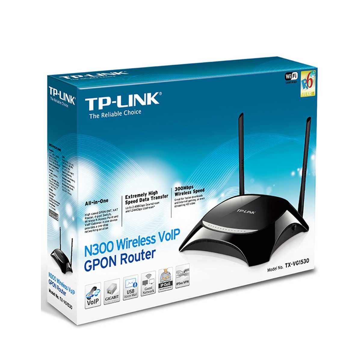 مودم روتر بی‌سیم فیبر نوری تی پی لینک مدل TX-VG1530-3