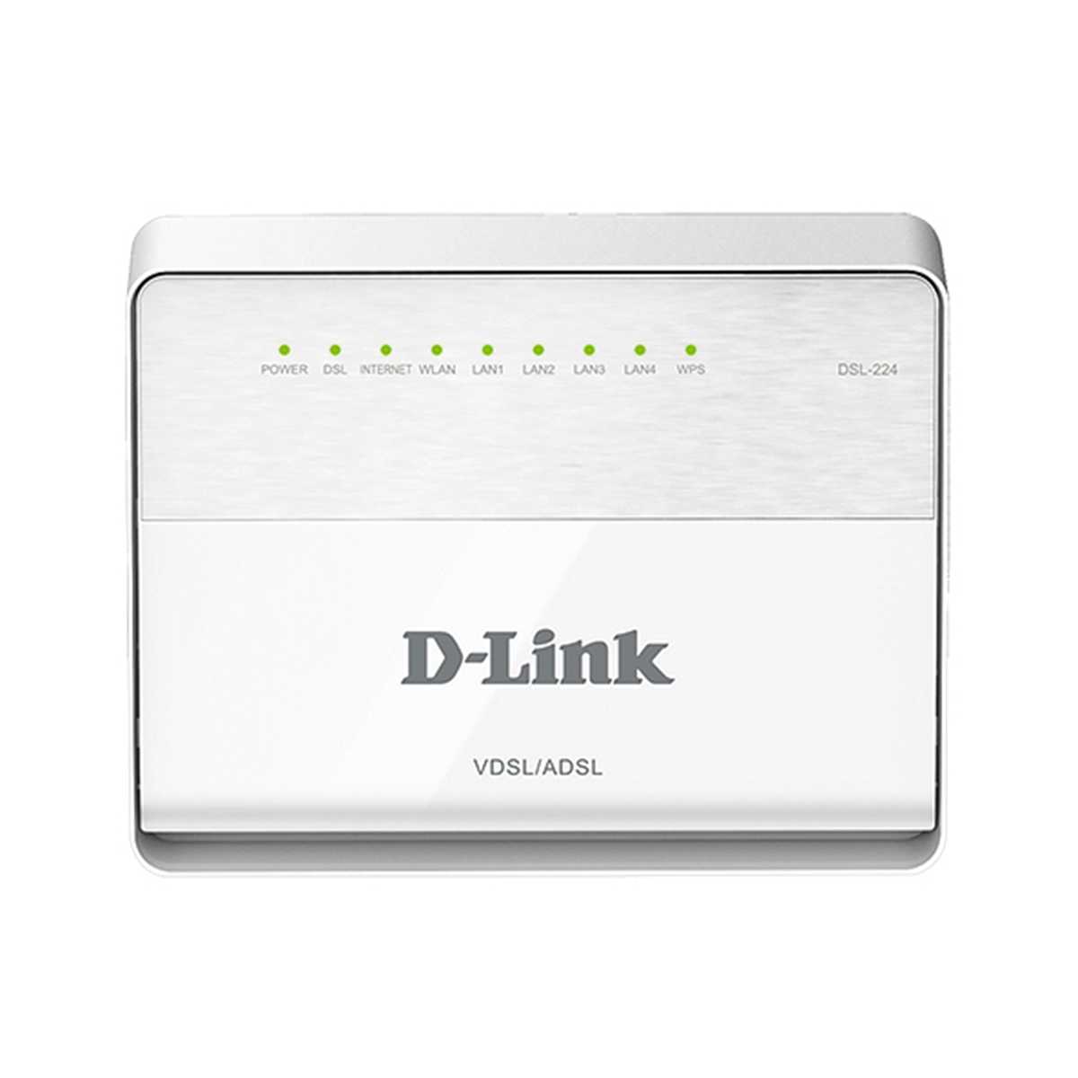 مشخصات و قیمت مودم روتر بی‌سیم ADSL2+/VDSL2 دی لینک مدل DSL-224