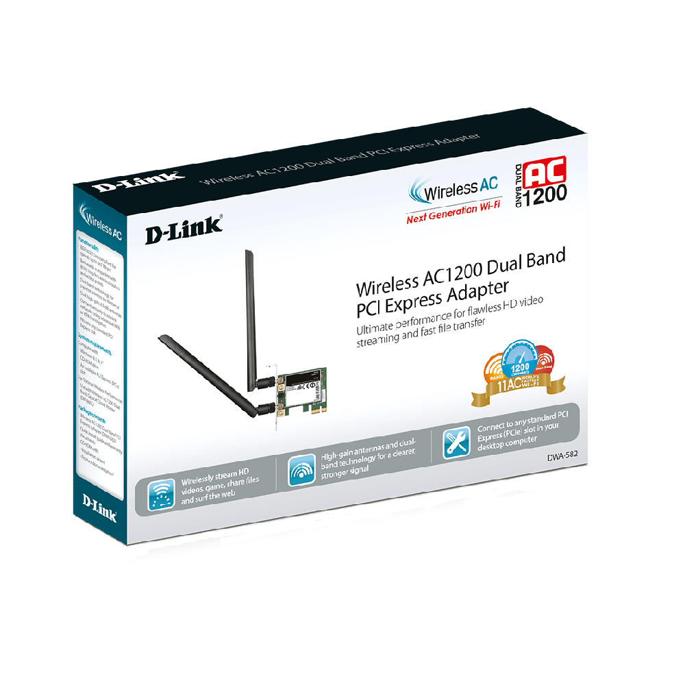 کارت شبکه PCI Express وایرلس دی لینک DWA-582-2