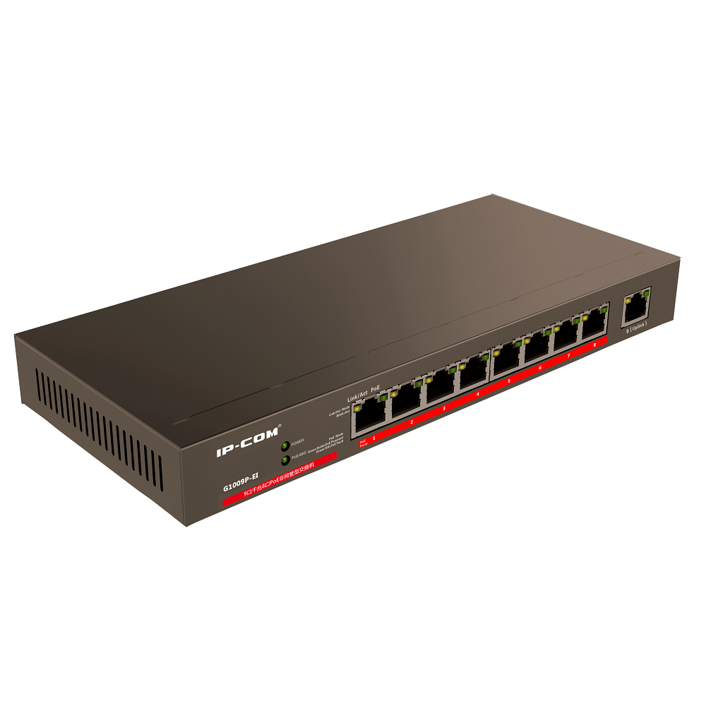 سوئیچ شبکه 9 پورت آی پی کام مدل G1009P-EI-4