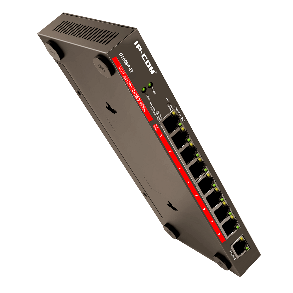 سوئیچ شبکه 9 پورت آی پی کام مدل G1009P-EI-2