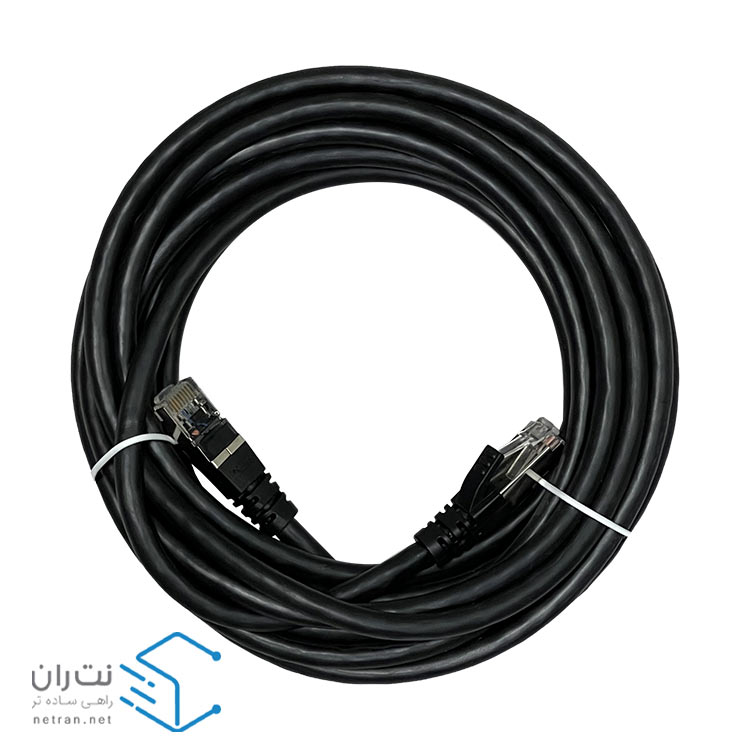 پچ کورد لگراند (کابل لن) Cat6 SFTP روکش PVC مشکی 5 متری