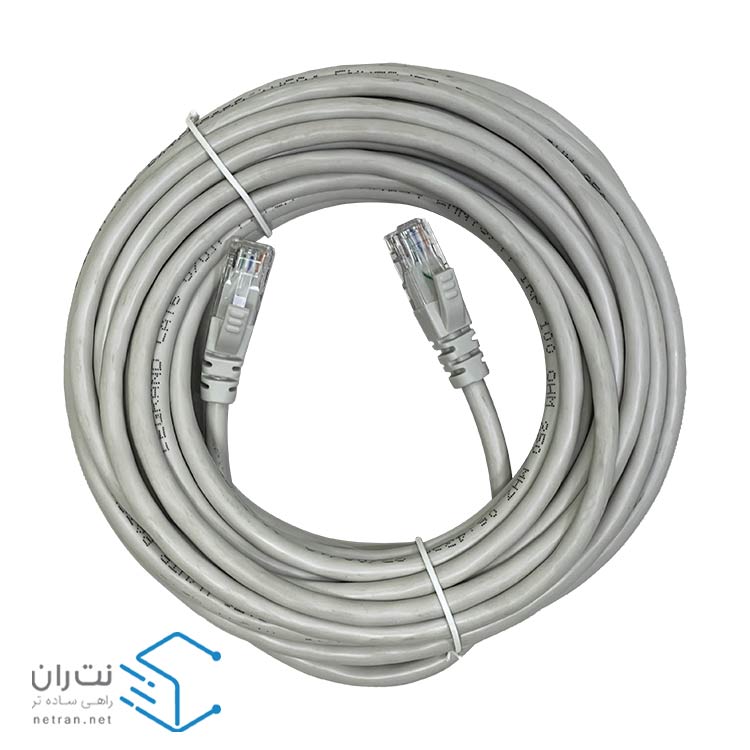 پچ کورد لگراند (کابل لن) Cat6 UTP روکش PVC طوسی 10 متری