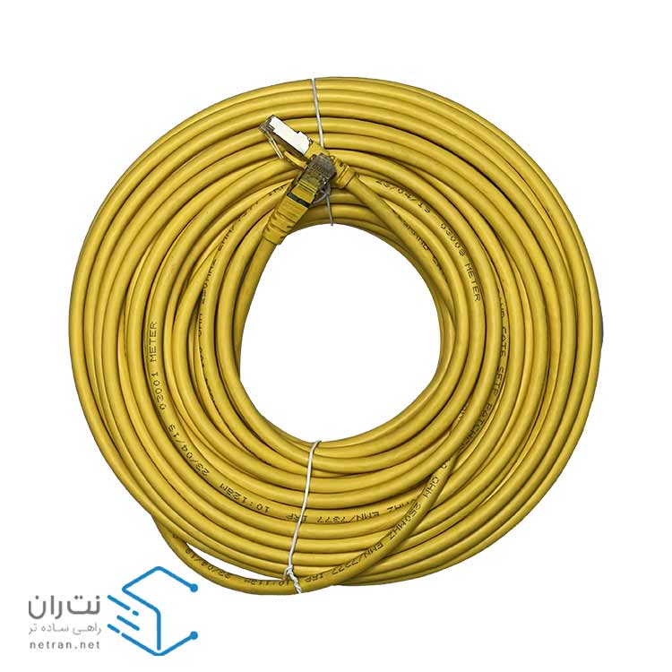پچ کورد لگراند (کابل لن) Cat6 SFTP روکش PVC زرد 30 متری