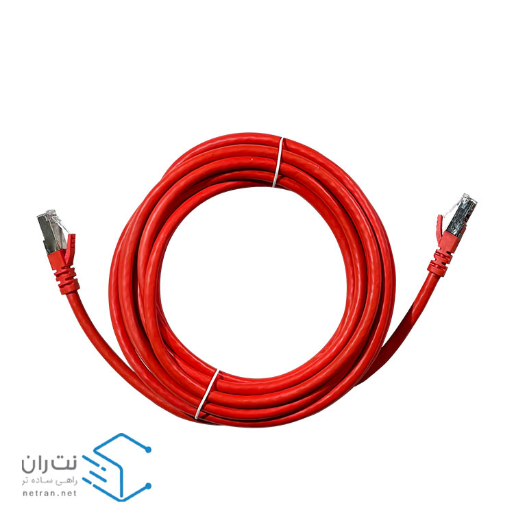 پچ کورد لگراند (کابل لن) Cat6 SFTP روکش PVC قرمز 5 متری