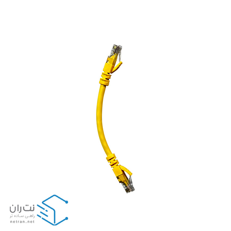 پچ کورد لگراند (کابل لن) Cat6 UTP روکش PVC زرد 15 سانتی متری-1