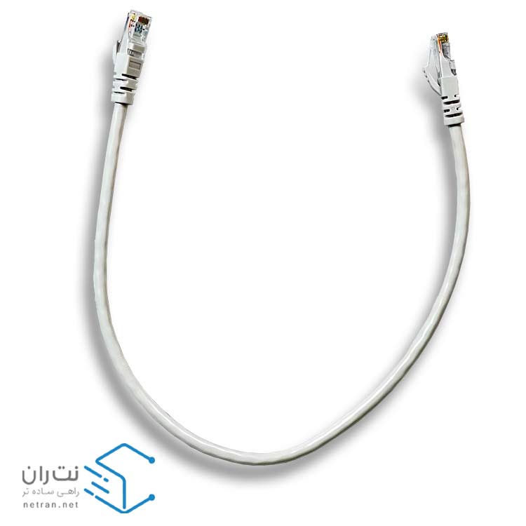 پچ کورد لگراند (کابل لن) Cat6 UTP روکش PVC طوسی 50 سانتی متری (0.5m)