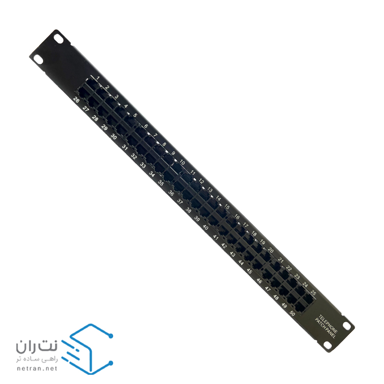 ویس پنل ونتولینک 50 پورت RJ45 (پچ پنل تلفن)-3