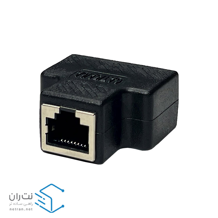 برل شبکه ونتولینک Cat6 SFTP یک به دو مشکی-2