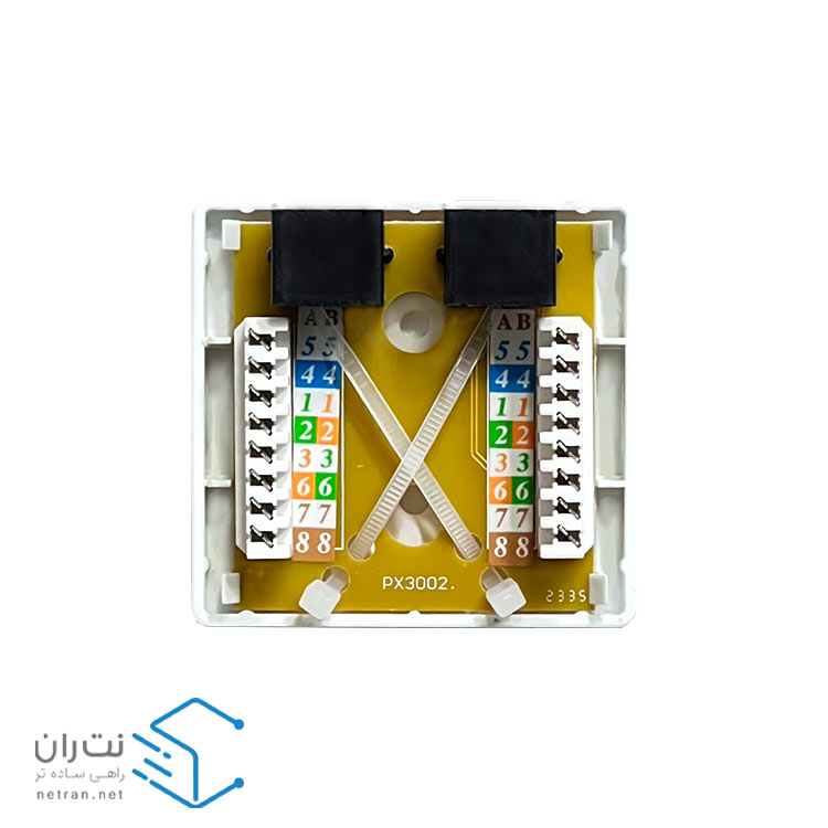 کیستون باکس Cat6 دو پورت UTP ونتولینک-3
