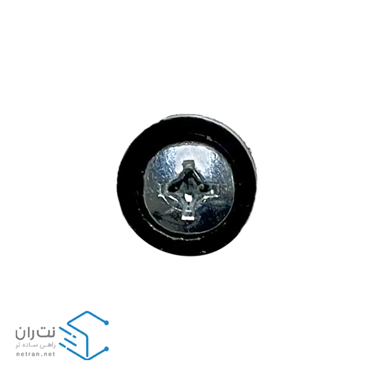 پیچ و مهره رک گژنات کروم و واشر بسته 100 عددی ونتولینک-8