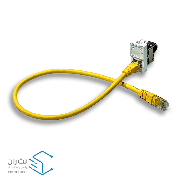 پچ کورد لگراند (کابل لن) Cat6 UTP روکش PVC زرد 15 سانتی متری-2