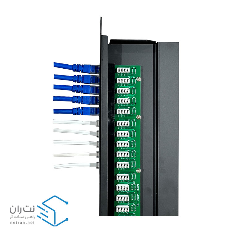ویس پنل ونتولینک 25 پورت RJ45 (پچ پنل تلفن)-4