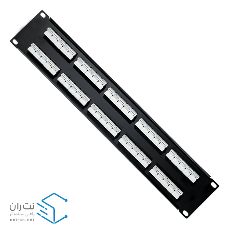 ویس پنل ونتولینک 50 پورت RJ11 (پچ پنل تلفن)-4