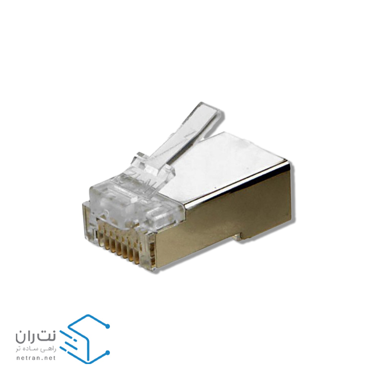سوکت شبکه امپ Cat5e SFTP بسته 100 عددی-2