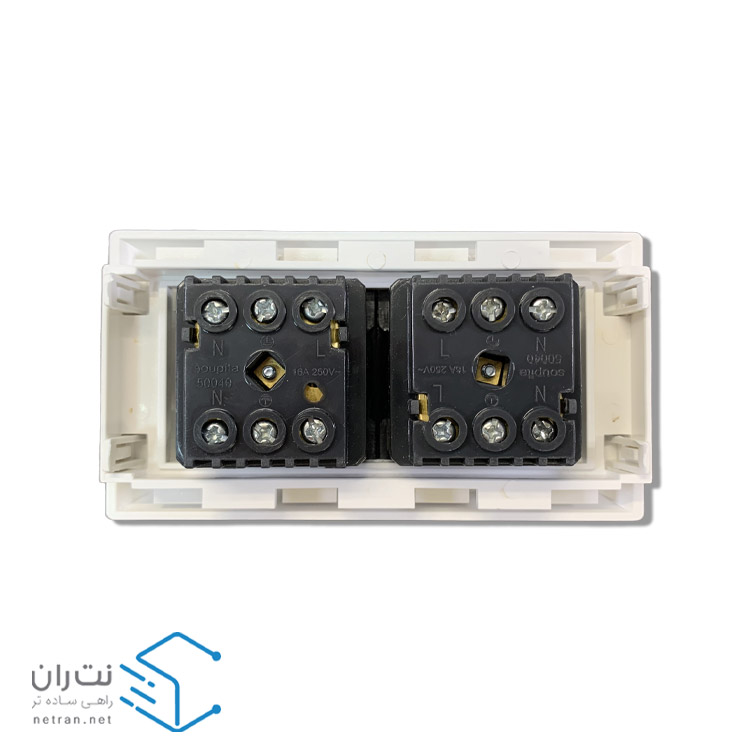 کادر 4 ماژول ترانک 50*100 سوپیتا (سفید)-6