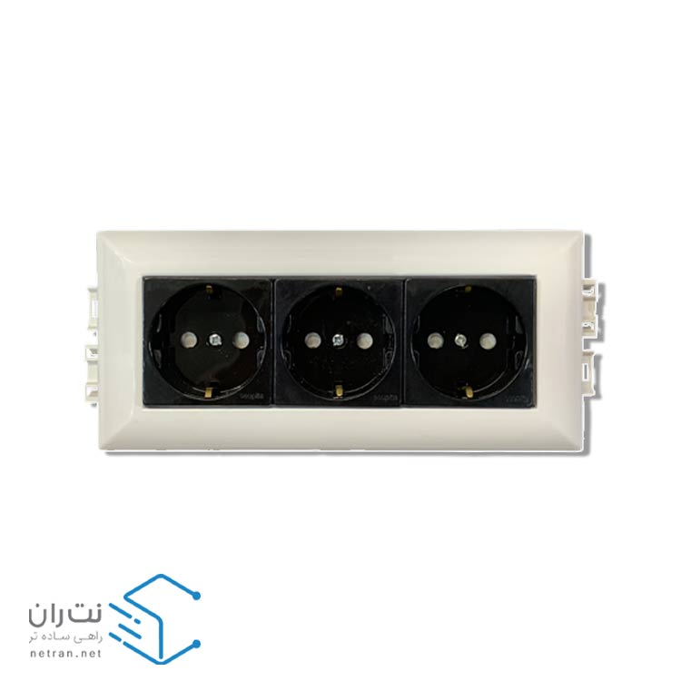کادر 6 ماژول سوپیتا 50*80 میلی‌ متری (سفید)-4