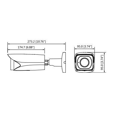 دوربین مدار بسته بولت داهوا مدل HFW3231E-Z-3