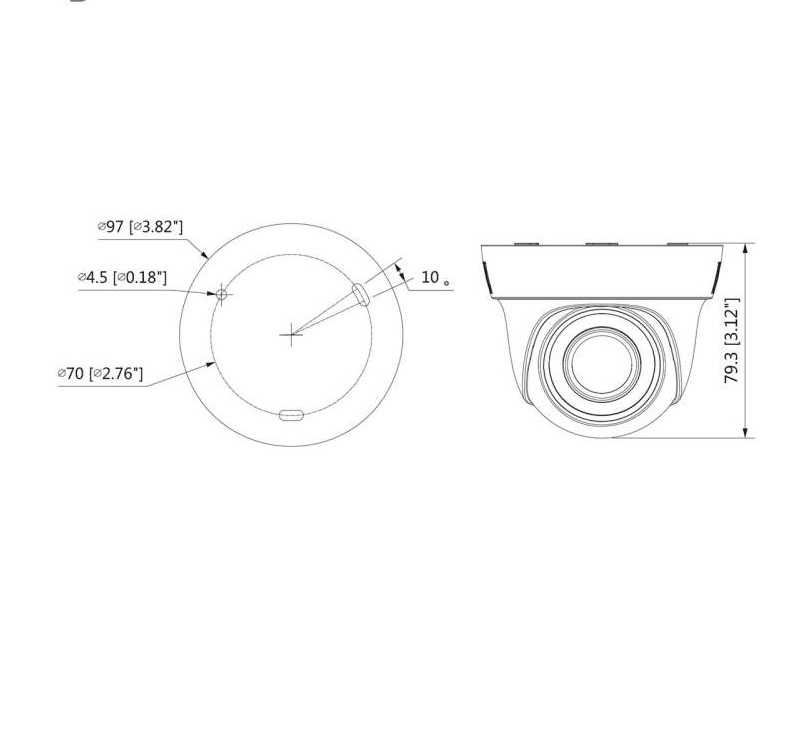دوربین مدار بسته دام داهوا مدل DH-HAC-HDW1200SLP-2