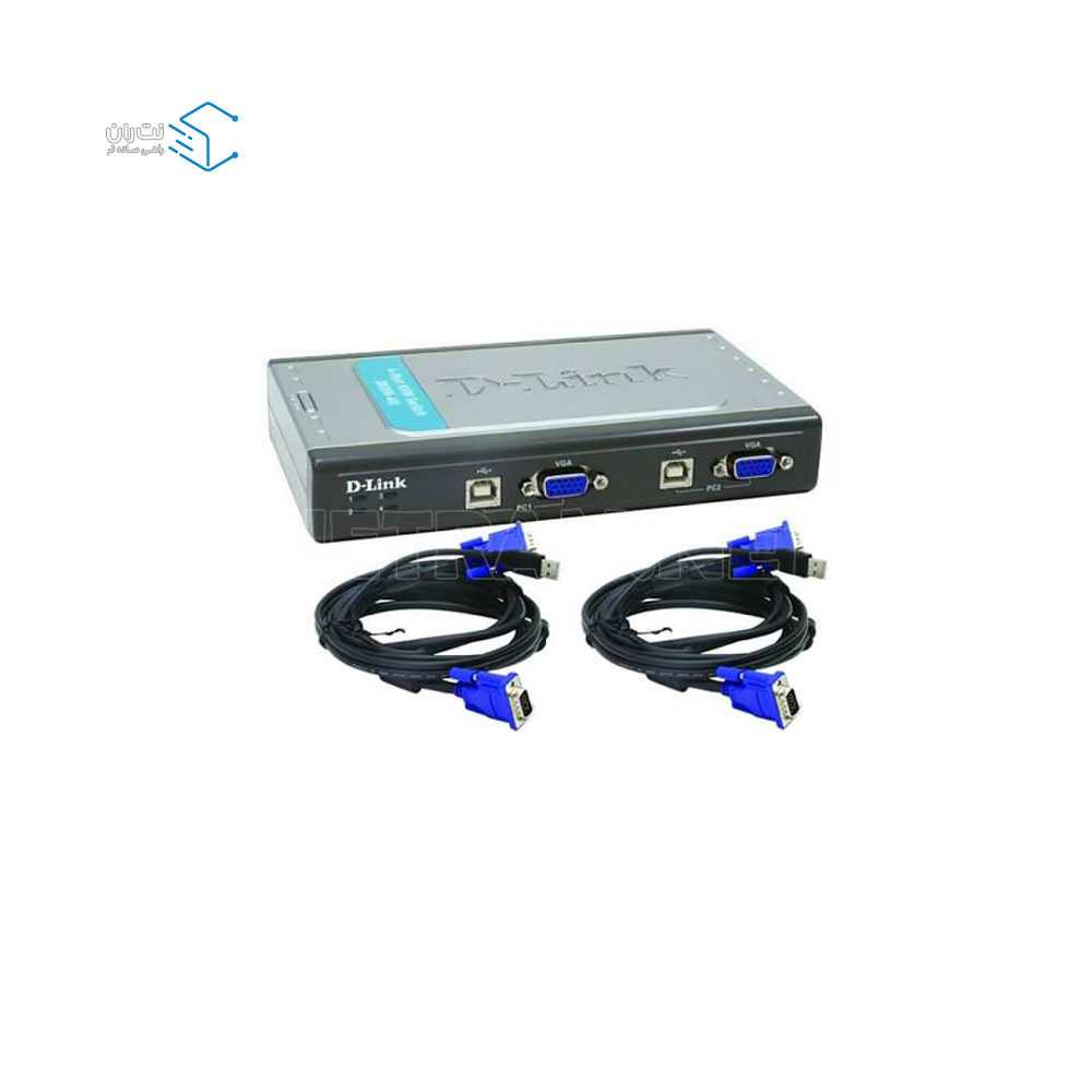 سوئیچ شبکه 4 پورت دی لینک مدل DKVM-4U-2