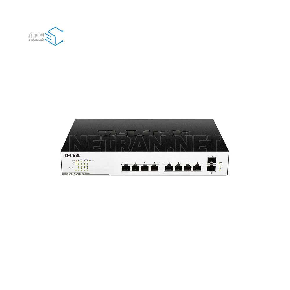 قیمت و خرید سوییچ شبکه 10 پورت دی لینک مدل DGS-1100-10 | نت ران