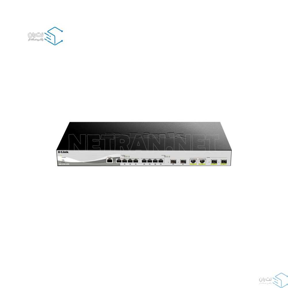 قیمت و خرید سوییچ شبکه 12 پورت هوشمند دی لینک مدل DXS-1210-12TC | نت ران