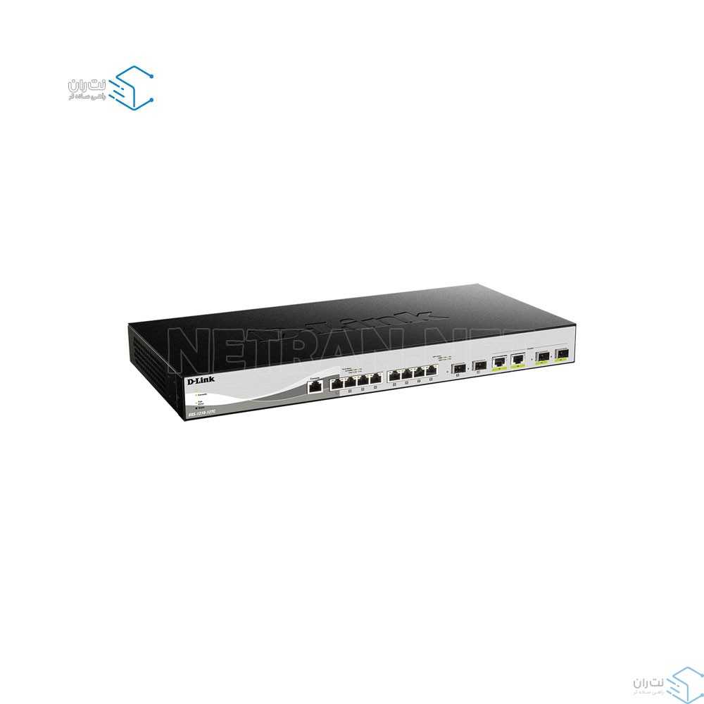 سوئیچ شبکه 12 پورت هوشمند دی لینک مدل DXS-1210-12TC-2