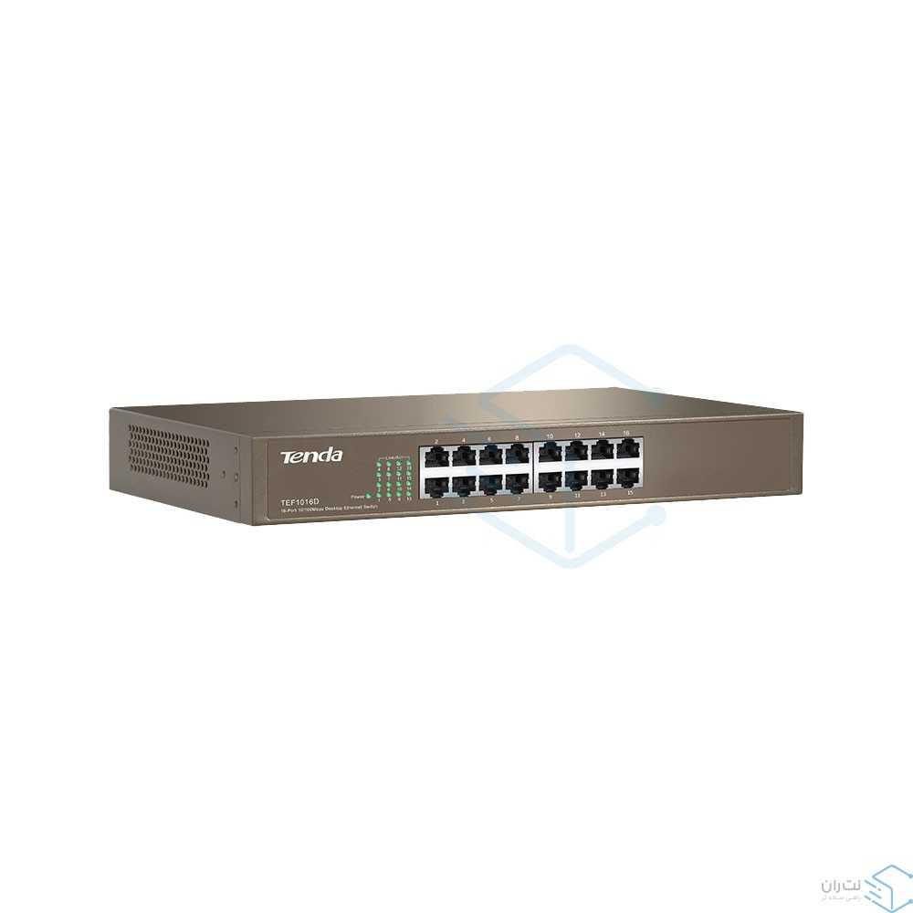 سوئیچ شبکه 16 پورت تندا مدل TEF1016D-2