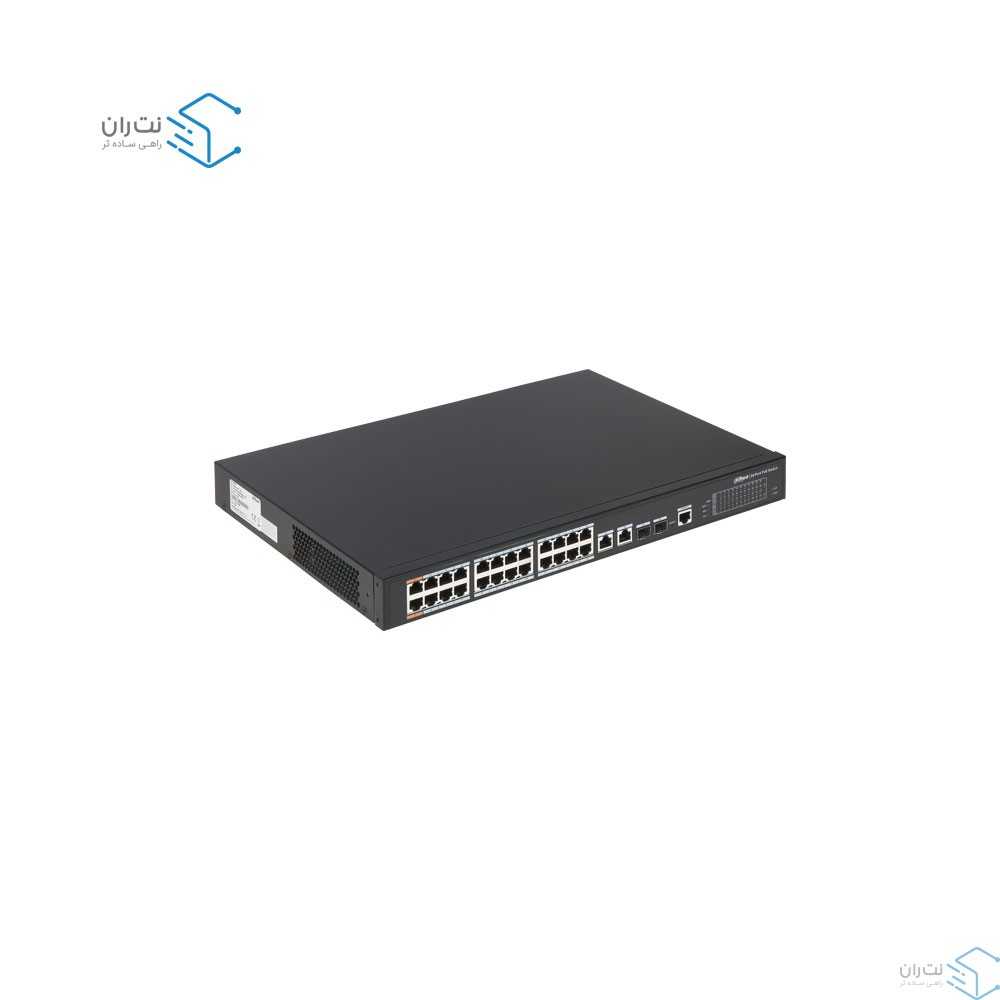 سوئیچ شبکه 24 پورت داهوا مدل DH-PFS4226-24ET-360-2