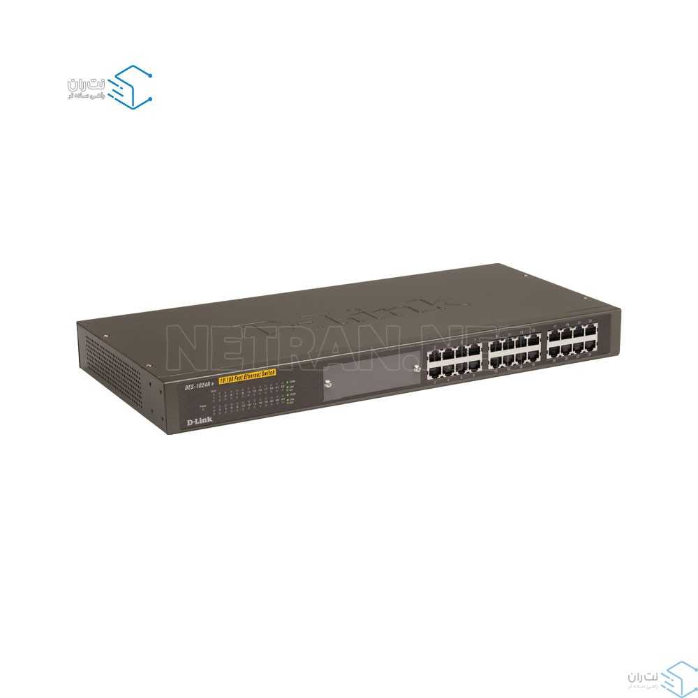 سوئیچ شبکه 24 پورت دی لینک مدل +DES-1024R-2