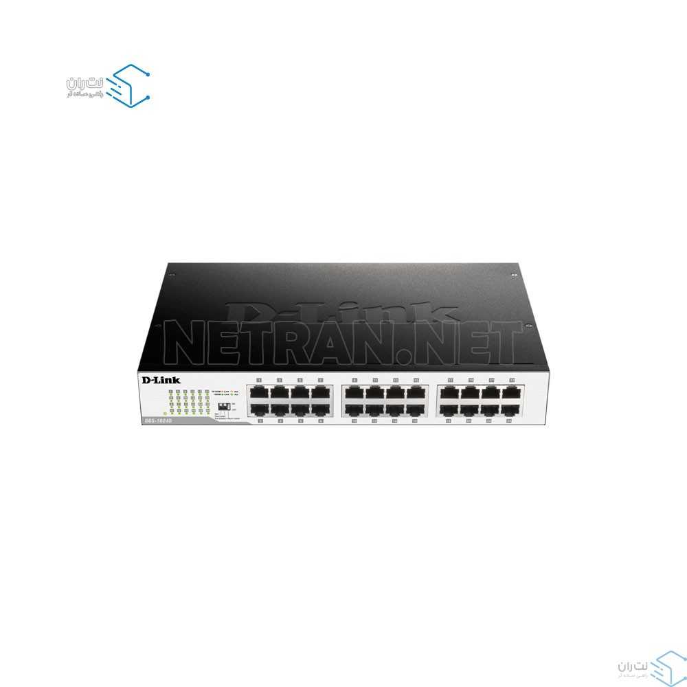 قیمت و خرید سوییچ شبکه 24 پورت دی لینک مدل DGS-1024D | نت ران