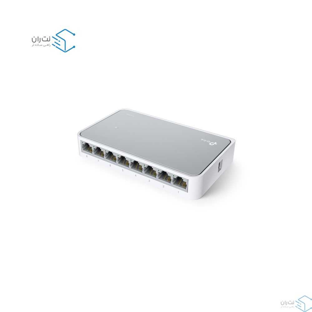 سوئیچ شبکه دسکتاپ 8 پورت تی پی لینک مدل TL-SF1008D-2