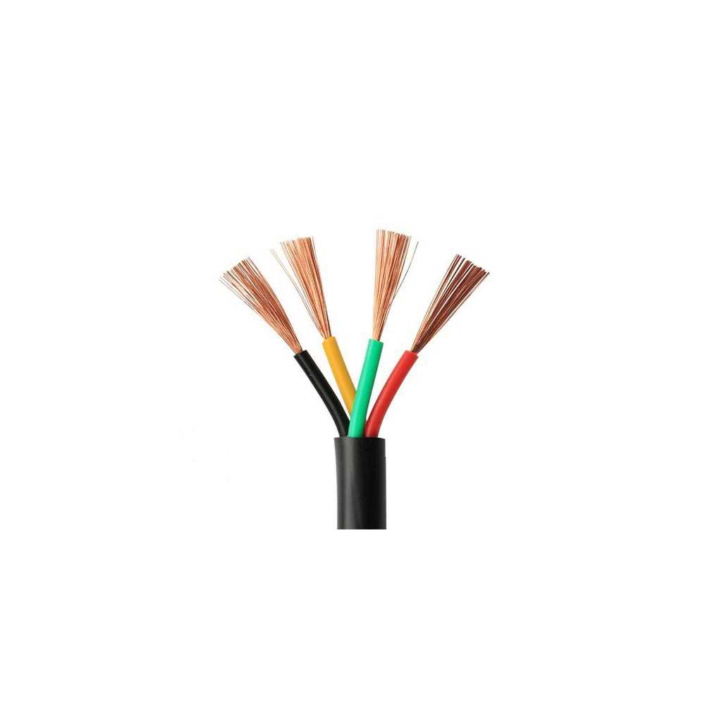 کابل برق افشان 16×4 آذر سیم ماهان مشکی-1
