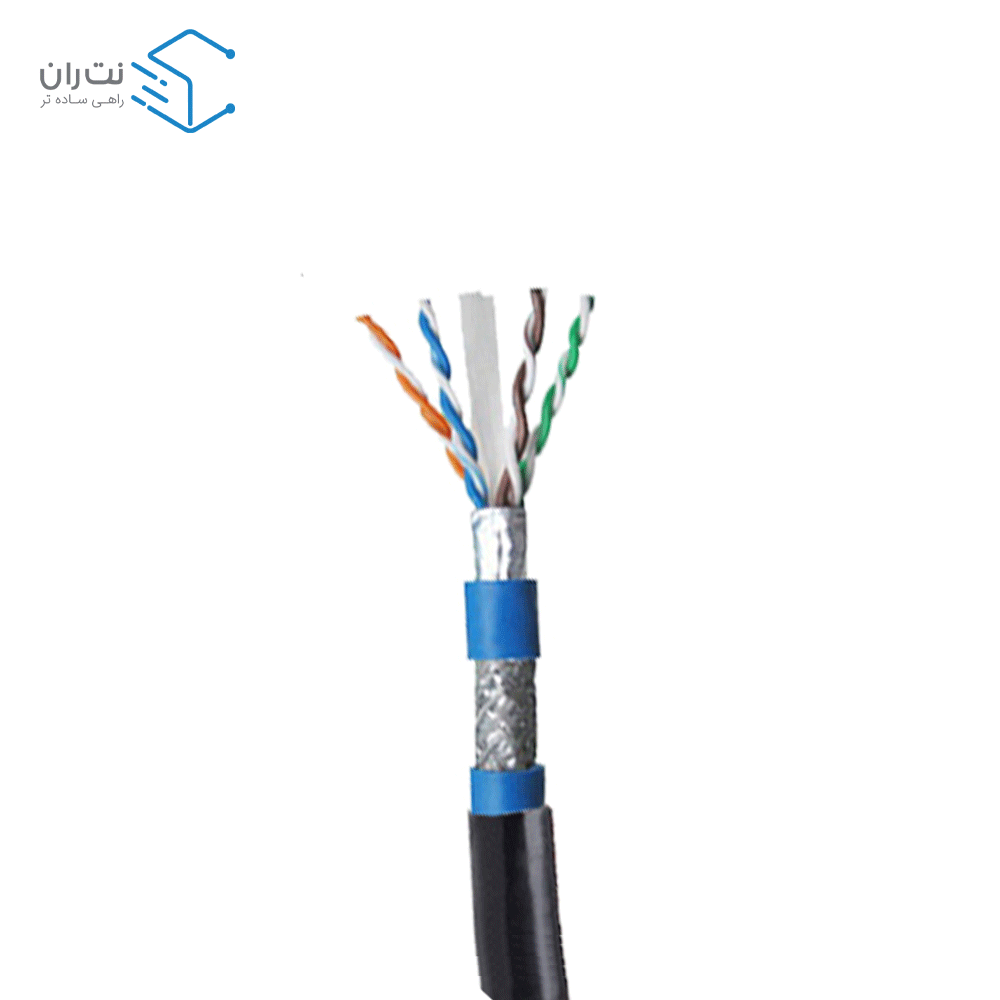 کابل شبکه لگراند Cat6 SFTP Outdoor روکش PVC + PE درجه 2 تولید ایران | نت ران